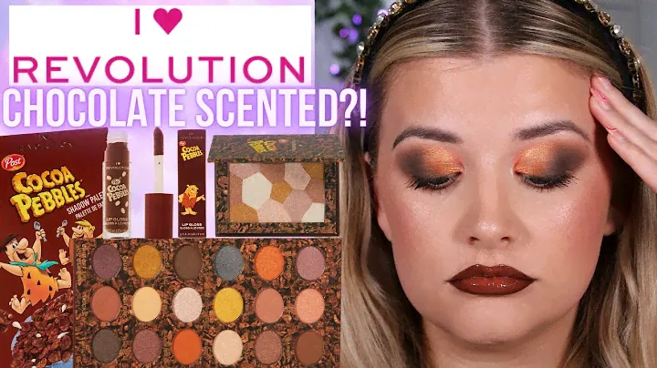 I HEART REVOLUTION X COCOA PEBBLES REVIEW | COLLAB WITH LIZZIE DEMETRIOU | Luce Stephenson