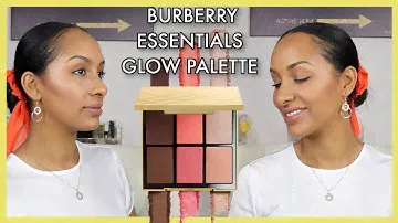 BURBERRY Essentials Glow Palette | Средний Темный | Демо + Обзор | КОЛЛАБ