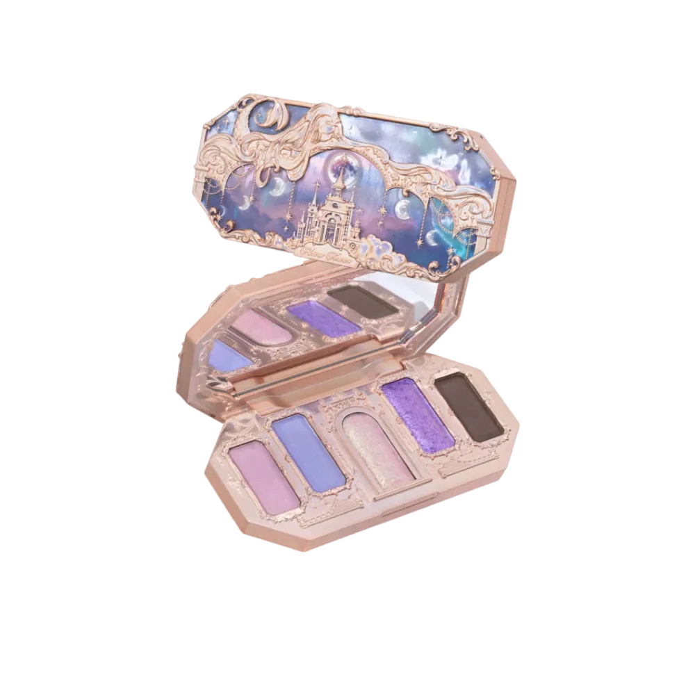 Flower Knows Moonlight Mermaid Five-Color Jewelry Eyeshadow Palette №04 Mermaid's Dream-3