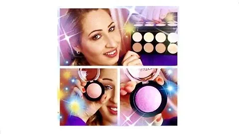 MAKE UP REVOLUTION ULTRA CONTOUR PALETTE & VIVID BALED BLUSH & ICONIC PRO LIPSTICKS