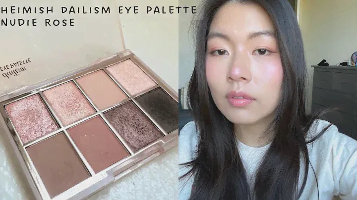 heimish dailism eye palette nudie rose | makeup review