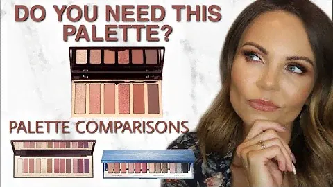 CHARLOTTE TILBURY CHARLOTTE DARLING EASY EYE PALETTE COMPARISION AND TUTORIAL