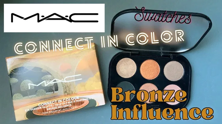 MAC Connect in Color Eye Shadow palette (Bronze Influence) swatch