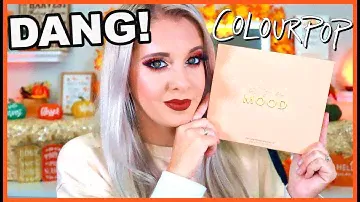 NEW! COLOURPOP IT'S A MOOD PALETTE || PERFECT FALL PALETTE?! || NO BULLSH*T HONEST REVIEW ||