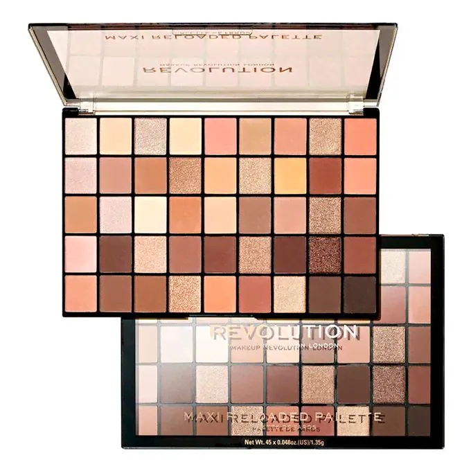 Тени для век Revolution Maxi Reloaded Palette Ultimate nudes 60 г-0