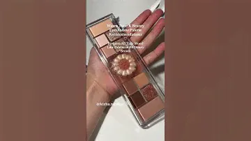 Warm Tone Eyeshadow Palette ❤️✨ #dasique #etude #peripera
