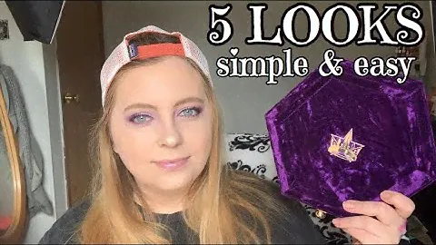 BLOOD LUST BY JEFFREE STAR 5 SIMPLE & EASY EVERYDAY EYESHADOW LOOKS | FIRST TIME USER/WORK FRIENDLY