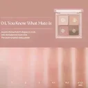Компактная палетка теней для век Peripera Ink Pocket Shadow Palette #04 You Know What Mute Is, 6.4г