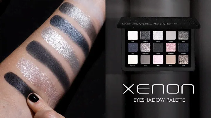 XENON EYESHADOW PALETTE LIVE SWATCHES | Natasha Denona Makeup