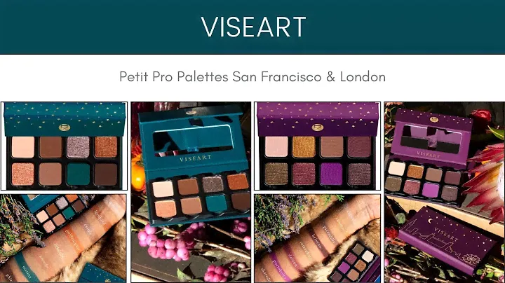 VISEART Petit Pro Palettes San Francisco & London