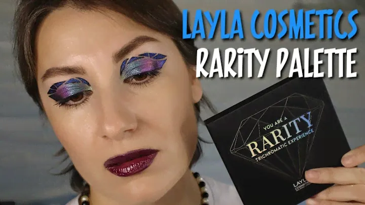 LAYLA COSMETICS PALETTE RARITY TRICHROMATIC Experience обзор, свотчи, макияжи