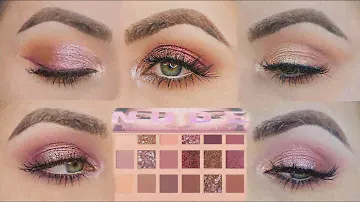 5 LOOKS 1 PALETTE | FIVE EYE LOOKS WITH THE HUDA BEAUTY NEW NUDE EYESHADOW PALETTE |PATTY