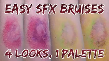How To: Easy SFX Bruises 4 Looks, 1 Palette!!!