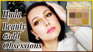Крашусь новинками : эксклюзив от Худы палетка Gold Obsessions, мини помады и новый хайлайтер Деноны