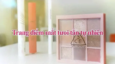 3ce mood recipe multi eye color palette #overtake Trang điểm mắt tươi tắn tự nhiên