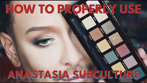 How to Use Anastasia Subculture Eyeshadow Palette CORRECTLY & First Impressions | mathias4makeup