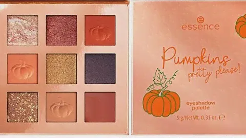 Essence🎃Pumpkins pretty please🎃eyeshadow paletta teszt #ildikobeauty #essence