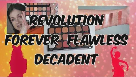 REVOLUTION MAKEUP FOREVER FLAWLESS DECADENT PALETTE, FULL UPCLOSE SWATCHES
