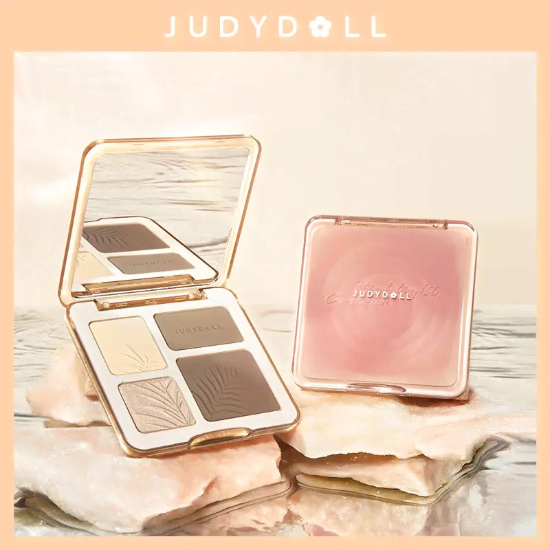 Judydoll 2 in 1 Highlighter Contour Palette-0