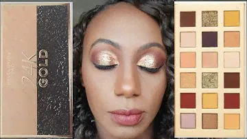 Revolution Pro 24K Gold Palette | Review |Tutorial