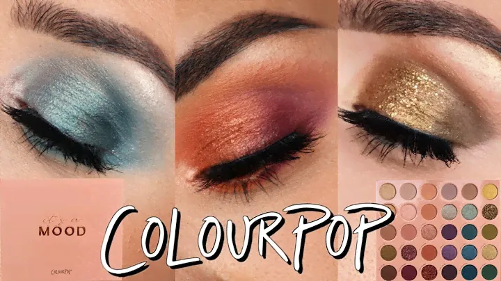 3 LOOKS 1 PALETTE | COLOURPOP IT'S A MOOD | I'M BACK!