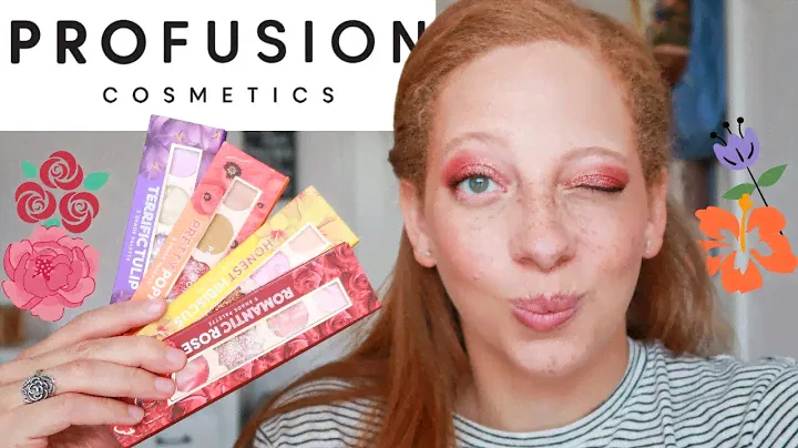 NEW PROFUSION COSMETICS BLOOMING HUES PALETTES | Swatches, Tutorial, & Review