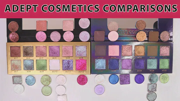 Adept Cosmetics Plain Jane & Ninhydrin Palette Comparisons | Are they dupeable?