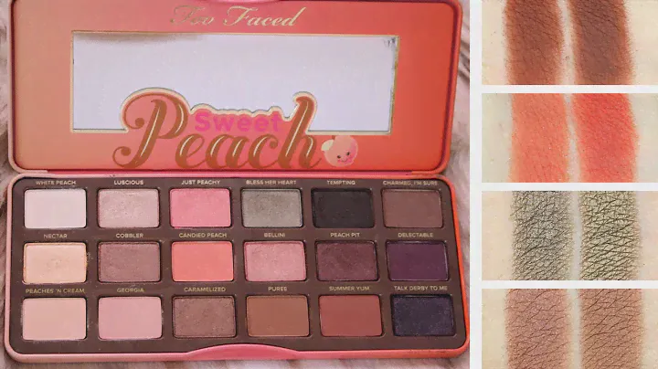Too Faced Sweet Peach Palette DUPES, Review + Tutorial