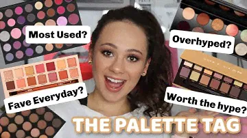 ALL ABOUT MY EYESHADOW PALETTES // Eyeshadow Palette Tag