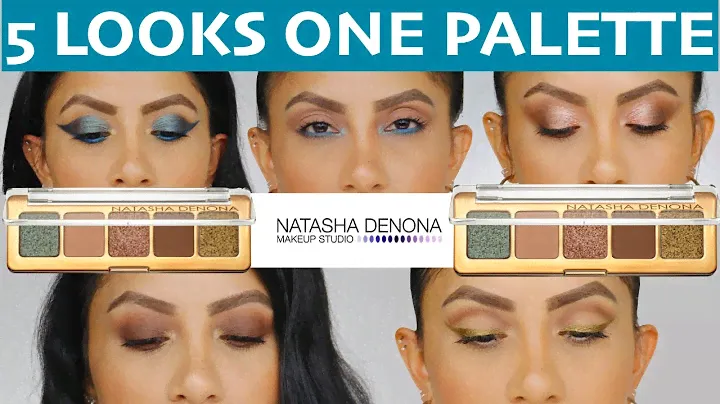 5 LOOKS 1 PALETTE | NATASHA DENONA MINI STAR | 5 PAN PALETTE! | MagdalineJanet