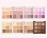 DASIQUE Shadow Palette BEIGE VIOLET KNIT, MILK LATTE, BERRY SMOOTHIE, WARM COOL
