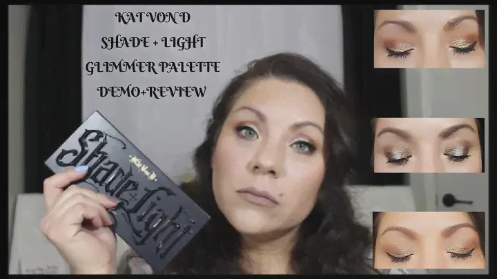 Kat Von D Shade + Light Glimmer Eye Contour Palette Demo & Review